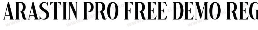Arastin Pro FREE DEMO Regular字体转换